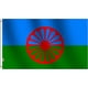 thumbnail image 1 of Aerxemrbrae Custom Flag 90*150cm (3x5ft) Rom Gypsy Flag Of The Romani People Banner, 1 of 3