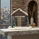 thumbnail image 4 of Log Cabin Incense Burner Christmas Resin Snowy House Miniature Ornaments Rustic Chimney Fragrance Burner Gift, 4 of 5