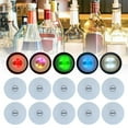 thumbnail image 2 of 5/10X LED Lights Cup Sticker Flash Luminous Bottle Cup Mat Coaster Bar Wine m a:, 2 of 9