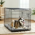 thumbnail image 3 of Vibrant Life Cozy Luxe Crate Mat Pet Bed, Gray, 42", 3 of 7