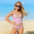 thumbnail image 5 of LILIYA Toddler Swimsuit Girl 3t Fashion Striped Little Girls' Swimwear Cute Swimsuits Bathing Suit for Size 7-16, 5 of 7