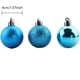 thumbnail image 2 of 24 piezas de adornos de bolas de Navidad pequeñas de 1,57 pulgadas, decoraciones navideñas inastillables, bolas de árbol para decoración de fiestas de bodas, adornos de árboles, ganchos incluidos (naranja, 4 cm/1,57 pulgadas) Zhivalor WMPH-1110-1, 2 of 4