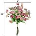 thumbnail image 2 of Mainstays 18in Indoor Artificial Ranunculus Bundle, Ranunculus Flower, Pink Color, 2 of 10