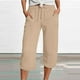 thumbnail image 1 of WILLBEST Pantalones Casuales de Mujer, de Moda, de Pierna Recta, de Cintura Alta, Deportivos, Holgados, para Uso Diario. Chica, 1 of 4