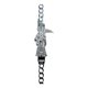 thumbnail image 1 of JOYARIS Pulsera Santa Muerte Esclava Zirconias Plata Solida Ley 925 Talla Largo/Ancho: A elección x 7 mm PT-0000501, 1 of 4