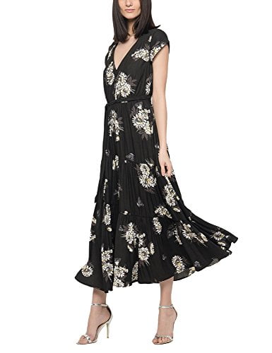 walmart black maxi dress