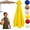 Yellow, variant on Upgraded 11ft 8 Ribs Cantilever Umbrella Replacement Canopy, Uv-Resistant Patio Umbrella Fabric Top Cover For Outdoor Garden Deck Backyard