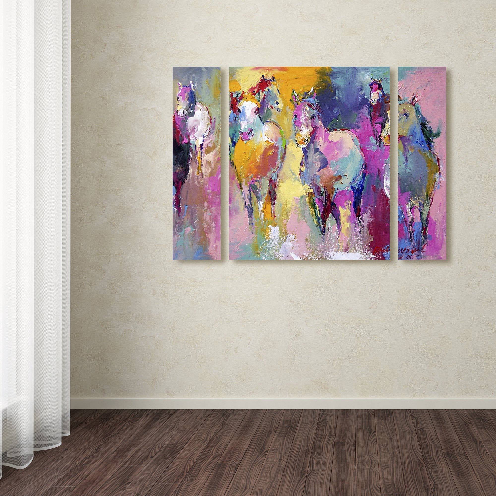 Richard Wallich 'Wild' Multi Panel Art Set Small