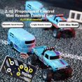 thumbnail image 2 of Mini Rc Monster Truck Usbc Rechargeable Underflow With Trailer,1:64 Scale Alloy, 2 of 5