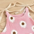 thumbnail image 5 of Newborn Baby Girl Summer Outfits Floral/Sun Romper Infant Sleeveless Strap One Piece Bodysuit Shorts Jumpsuit Cute Clothes, 5 of 7