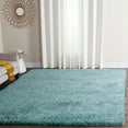 thumbnail image 3 of SAFAVIEH Charlotte Solid Plush Shag Area Rug, Charcoal, 8' x 10', 3 of 5