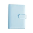 thumbnail image 1 of Notepad Cover Ring Binder File Folder Vintage Refillable Budget Envelope System Leather PU Durable A6 Organizer, 1 of 5