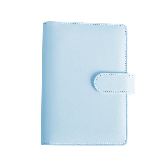 Notepad Cover Ring Binder File Folder Vintage Refillable Budget Envelope System Leather PU Durable A6 Organizer
