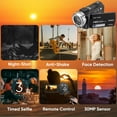 thumbnail image 4 of ORDRO Camcorder Video Camera HDV-V12 1080P Infrared Night Vision 16X Zoom Digital Vlogg Camera, 4 of 8