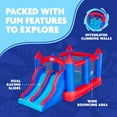 thumbnail image 3 of Sunny & Fun Fun Bounce House with Slide for Children, Durable Outdoor Climbing Bouncer, 3 of 9