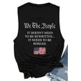 thumbnail image 2 of LAZYCHILD American Flag Tank Tops Mens 4th of July Shirts Patriotic Sleeveless Tee, 2 of 3