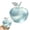 Blue, variant on The Apple Shaped Stress Balls Toys, Handmade Clear Sticky Fruit Squishies, Soft Novelty Rebounding Squishies Toys for Anxiety Relief & Focus, Party Favors