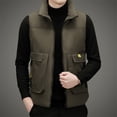 thumbnail image 2 of Men's Quilted Zip Front Sleeveless Jacket Lightweight Packable Outdoor Sport Vest For Cold Weather, 2 of 8
