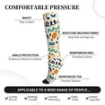 thumbnail image 4 of Picia Peanuts 8 Printed Sports Compression Socks - 15-20mmHg Graduated Compression, High-Performance Soft and Breathable Socks for Men and Women, 4 of 5