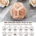 thumbnail image 6 of BESTSKY Food Decision Dice Romantic Date Night Game,Wooden Dinner Decider for Couples,Birthday Valentine’S Day for Him Her, 6 of 8