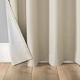thumbnail image 5 of Sun Zero Pratt Tonal Texture Fleece Insulated Blackout Window Curtain Panels 63", 5 of 8