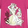thumbnail image 3 of Disney Princess - Belle Collage - Toddler & Youth Girls Short Sleeve Graphic T-Shirt, 3 of 5