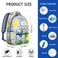 thumbnail image 6 of Lemon Aesthetic Laptop Backpack - Stylish Bookbag for Teens & College, Large Capacity Citrus Print Backpack, Fun Design Gift, 6 of 6