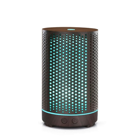 

Yrtoes Wood Grain Aroma Diffuser 200ml Colorful Night Light Atomizing Humidifier 0