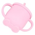 thumbnail image 1 of Taza Sippy Para Niños Pequeños, Taza Sippy De Silicona A Prueba De Derrames Respetuosa Con El Medio Ambiente, Mango Antideslizante, Fácil Succión, Pequeña Luz Para El Hogar OTVIAP Rosa, 1 of 8
