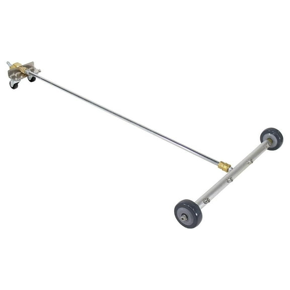 CintBllTer 19" Undercarriage Surface Cleaner 4 Spray Tip Nozzles 4000 PSI with Swivel Fittings and Wheels