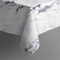 thumbnail image 3 of Grey Marble Tablecloth,Wipeable Polyester Table Cover for Rectangle Tables,Foldable Table Clothes Fitted Tablecloths for Dining Room Camping Indoor Outdoor, 3 of 5