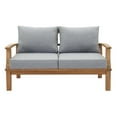 thumbnail image 5 of Modway Marina Outdoor Patio Teak Loveseat in Natural Gray, 5 of 6