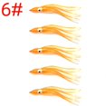 thumbnail image 4 of 120mm Luminous Octopus Lure Squid Rubber Fishing Trout Swing Lure 5Pcs 1, 4 of 9
