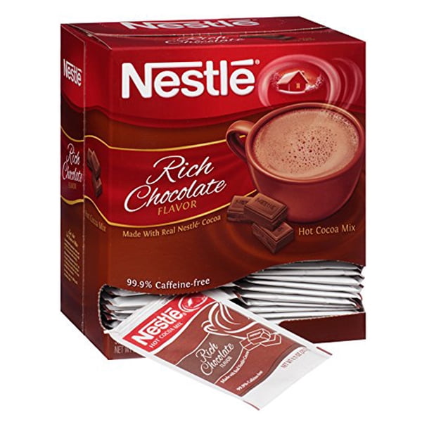 Nestle Hot Cocoa Mix Rich Chocolate 50 Count 35.5 oz Packets - Pack of ...