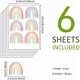 thumbnail image 2 of Rainbow Wall Decals for Girl Room, Nursery Decoration, Removable Wallpaper, 36 Pcs, 2 of 5