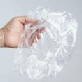 thumbnail image 4 of 100Pcs Women Disposable Transparent Shower Hair Salon SPA Cap Protective Hat, 4 of 9