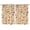 Rustic Harve, variant on Thanksgiving Theme Kitchen Curtains 2 Pack - Autumn Decor with Turkey Design & Fall Leaves, Rustic Farmhouse Tier Curtains, Semi-Sheer Rod Pocket, 27.5x39 Inch