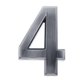 thumbnail image 2 of Símbolo de número de puerta autoadhesivo 3D Número de licencia Número de buzón 0-9 para oficina Número 4, 2 of 7
