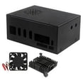 thumbnail image 1 of Metal Case Included Antenna Black Metal Case for Orange Pi 5 Plus (Model A), 1 of 9