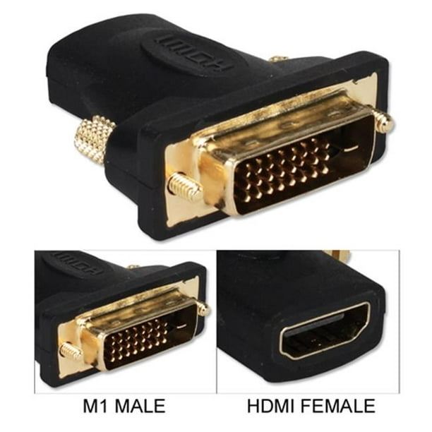 QVS M1HD-MF Mise au Point et Proxima Projecteur M1 Mâle à HDMI Adaptateur Vidéo Femelle