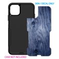 thumbnail image 2 of DistinctInk Custom SKIN / DECAL compatible with OtterBox Commuter for iPhone 11 Pro (5.8" Screen) - Dark Blue Weathered Wood Grain Print - Printed Wood Grain Image, 2 of 5
