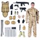 thumbnail image 2 of Conjunto de figuras del equipo SWAT BJD para niños, soldados de las fuerzas especiales, muñeca coleccionable militar con arma, juguete en miniatura de acción para niños, 1/6, 2 of 5