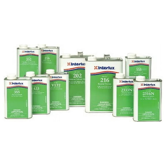 New Thinner Solvent & Cleaner interlux 2333n/qt Brushing Reducer for 2 Part Products Quart