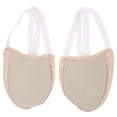 thumbnail image 4 of Zapatillas de baile elásticas de media suela para mujer, zapatillas de gimnasia rítmica, zapatillas antideslizantes para danza del vientre para adultos (color piel, L), 4 of 5
