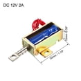 thumbnail image 2 of Unique Bargains DC12V 2A 5mm Mini Electromagnetic Solenoid Lock Pull Type for Electirc Door Lock, 2 of 5