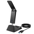 thumbnail image 1 of Adaptador WIFI 1800Mbps WiFi Dongle Antena de extensión de banda dual para computadora portátil de escritorio FLhrweasw Nuevo, 1 of 9