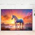thumbnail image 1 of Pintura de diamante 5D DIY con taladro redondo completo, decoración de unicornio de jardín de fantasía, 60x40cm JShteea El nuevo, 1 of 9