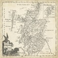 thumbnail image 2 of Art.com Map of Scotland Art Print by T. Jeffreys, 16" x 16", 2 of 4