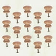thumbnail image 5 of Murdoffiu Wooden Mushroom Drawer Knobs, 1.1" Diameter, Plastic, 15-Piece Pack with Screws, 5 of 6