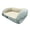 Blue, variant on Serta Quilted Orthopedic Bolster Couch Cat & Dog Bed, Tan, Small